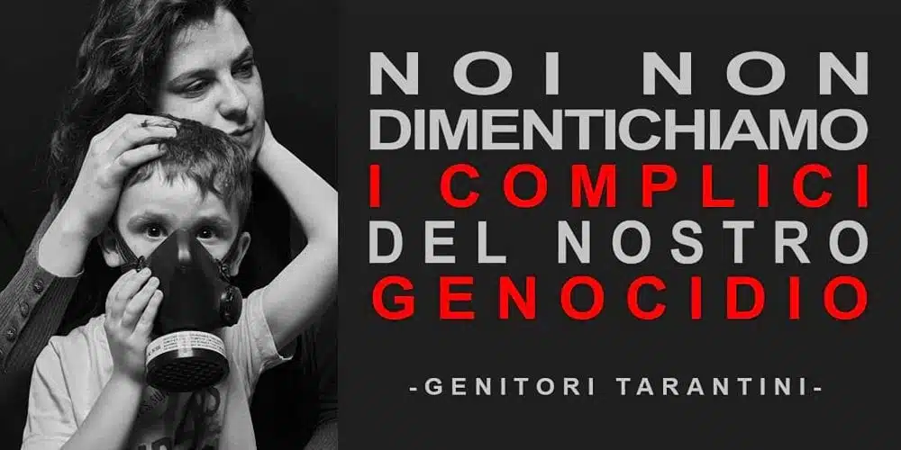 Taranto. Noi non dimentichiamo i complici del nostro genocidio